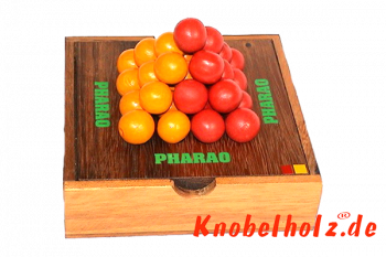 Last Ball Pharao Pyramiden Strategiespiel aus Holz für 2 Spieler